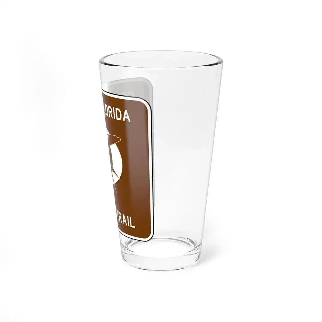 FDOT Road sign - Great Florida Birding Trail (Florida) (Road Sign) Pint Glass 16oz - Go Mug Yourself