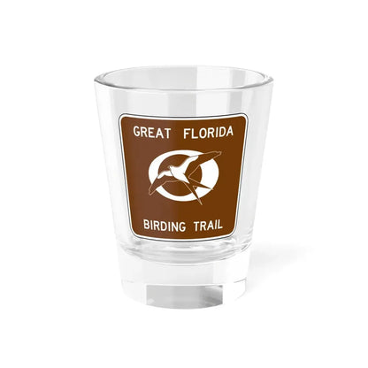 FDOT Road sign - Great Florida Birding Trail (Florida) (Road Sign) Shot Glass 1.5oz 1.5oz - Go Mug Yourself