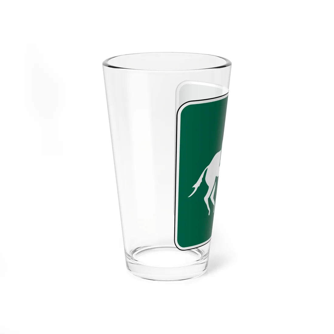FDOT Road sign - Horse track (Florida) (Road Sign) Pint Glass 16oz - Go Mug Yourself