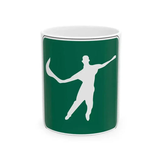FDOT Road sign - Jai Alai (Florida) (Road Sign) White Coffee Mug 11oz - Go Mug Yourself
