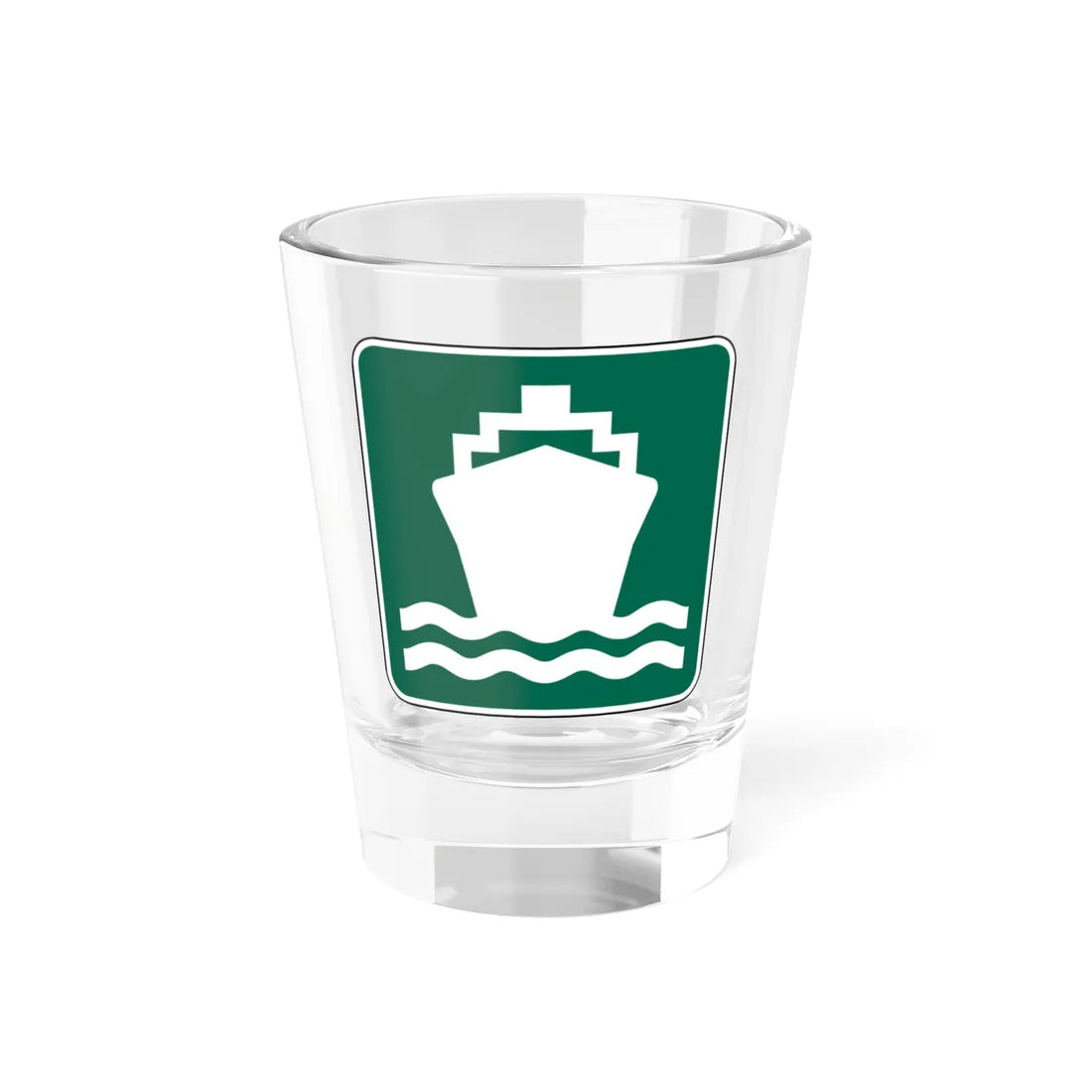FDOT Road sign - Passenger ship (Florida) (Road Sign) Shot Glass 1.5oz 1.5oz - Go Mug Yourself