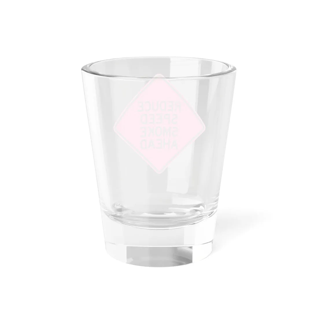 FDOT Road sign - Reduce speed smoke ahead (Florida) (Road Sign) Shot Glass 1.5oz - Go Mug Yourself