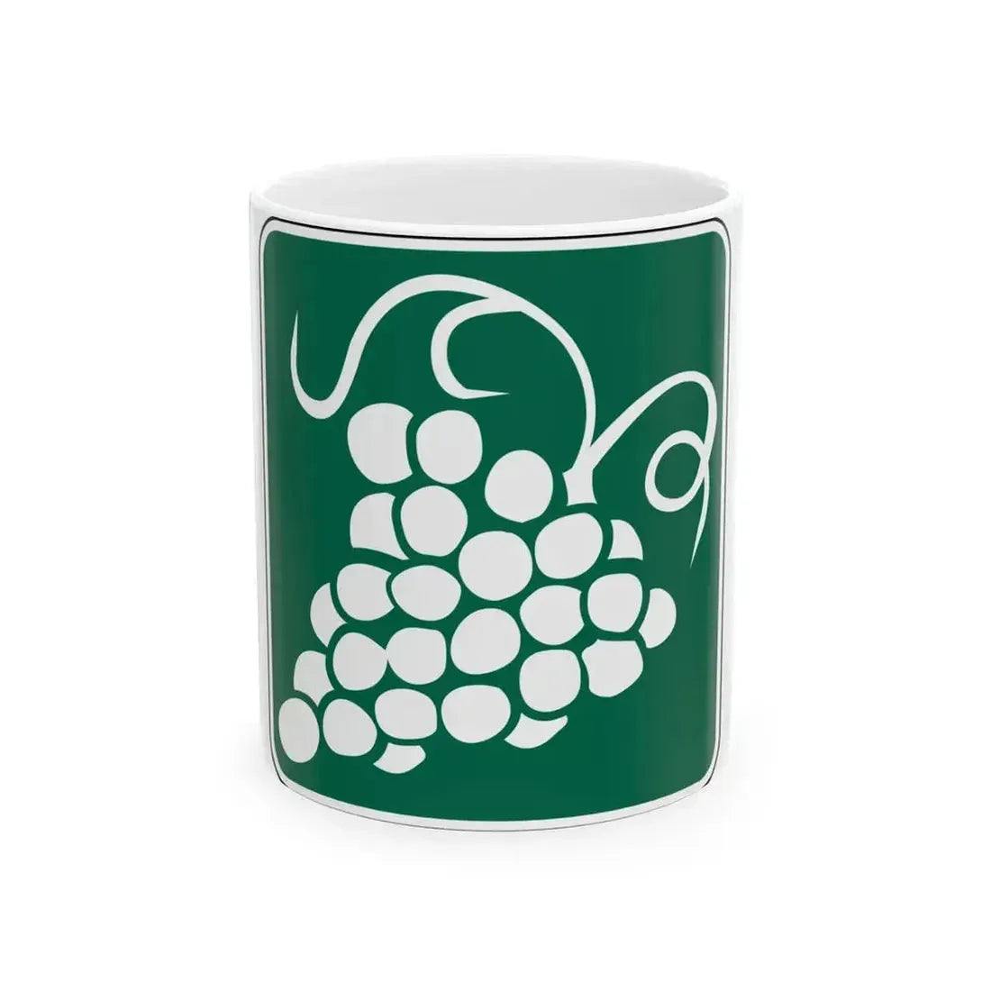 FDOT Road sign - Winery (Florida) (Road Sign) White Coffee Mug 11oz - Go Mug Yourself