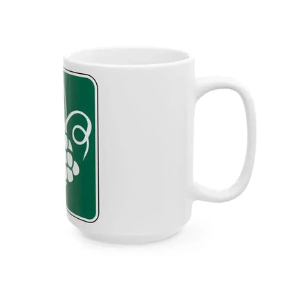 FDOT Road sign - Winery (Florida) (Road Sign) White Coffee Mug - Go Mug Yourself
