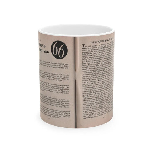 Kim Novak #168 - Scanned Mag. 66 Photos 1 (Vintage Female Icon) White Coffee Mug-11oz-Go Mug Yourself