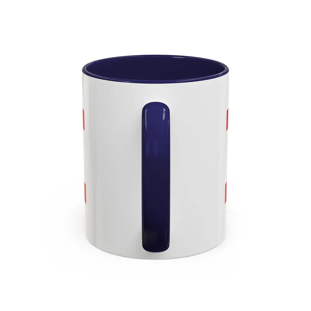 Flag of Drenthe Netherlands - Accent Coffee Mug-Go Mug Yourself