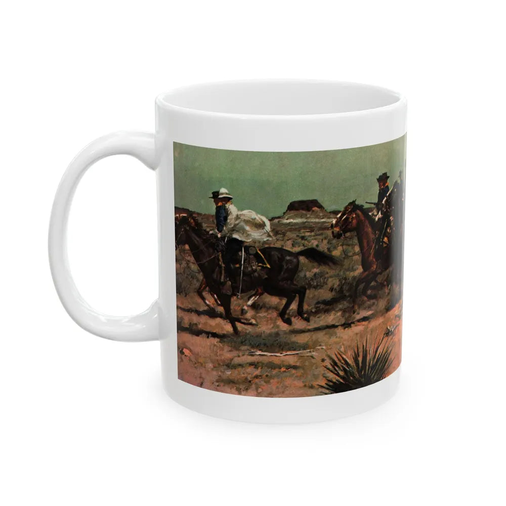 Duty, Collier's, November 22, 1952, Illustration by Donald Teague as Edwin Dawes - White Coffee Mug-Go Mug Yourself