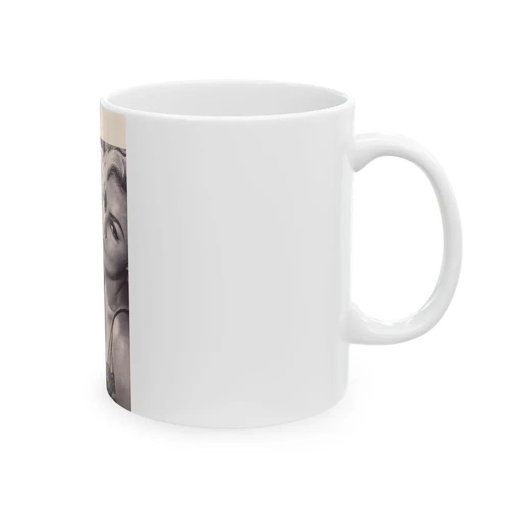 Julie Newmar #345 (Vintage Female Icon) White Coffee Mug-Go Mug Yourself