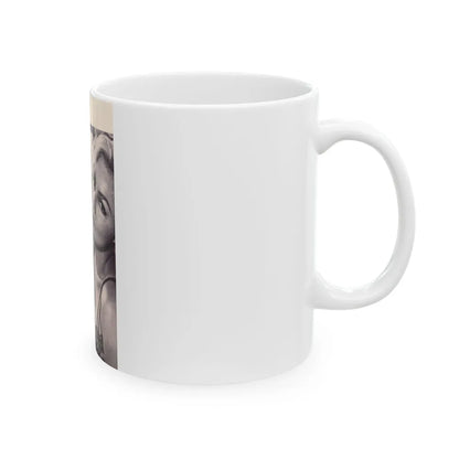 Julie Newmar #345 (Vintage Female Icon) White Coffee Mug-Go Mug Yourself