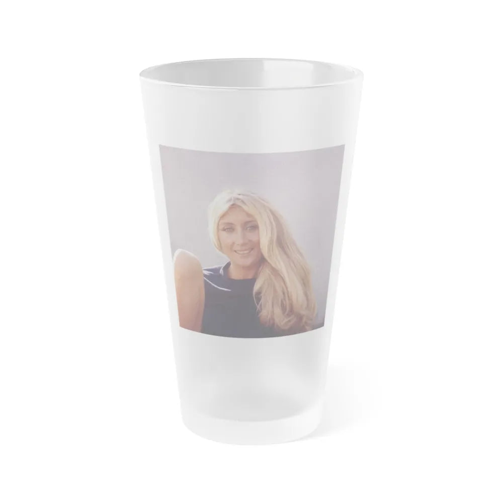 Linda Gaye Scott #09 (Vintage Female Icon) Frosted Pint 16oz-16oz-Frosted-Go Mug Yourself