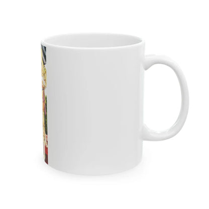 Fashion Illustration (1) - White Coffee Mug-Go Mug Yourself