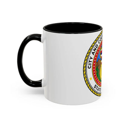 Seal of Honolulu Hawaii - Accent Coffee Mug-Go Mug Yourself