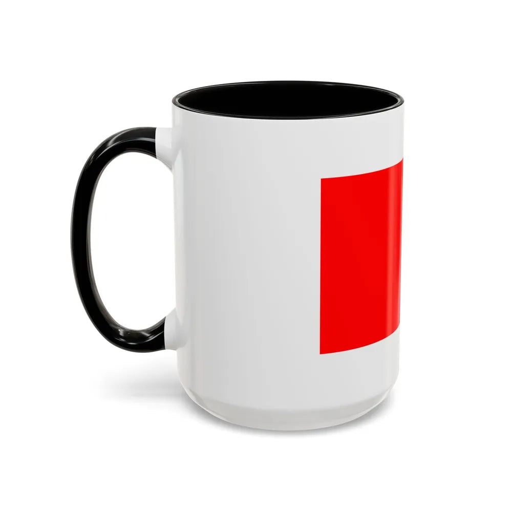 Flag of Hamrun Malta - Accent Coffee Mug-Go Mug Yourself