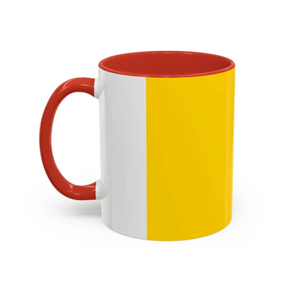 Flag of Bergamo Italy - Accent Coffee Mug-Go Mug Yourself