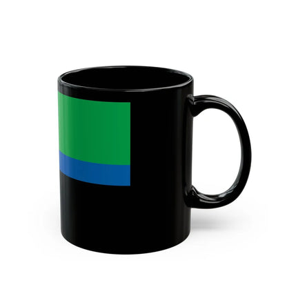 Flag of Belgorod Oblast Russia - Black Coffee Mug-Go Mug Yourself