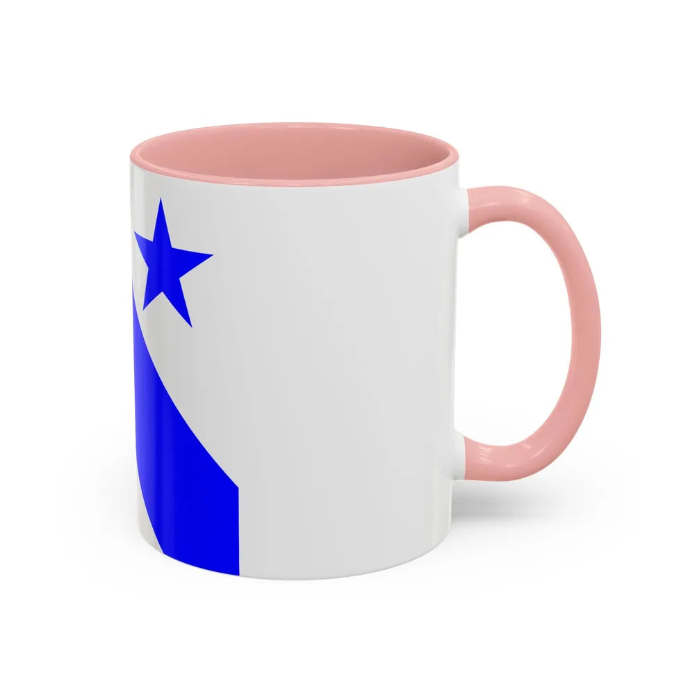 Flag of Bonfol Switzerland - Accent Coffee Mug-Go Mug Yourself