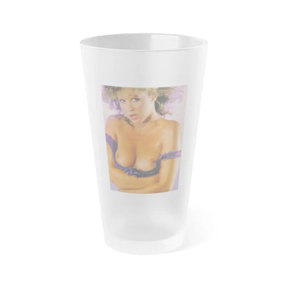 Linda Blair #159 - Topless (Vintage Female Icon) Frosted Pint 16oz-16oz-Frosted-Go Mug Yourself