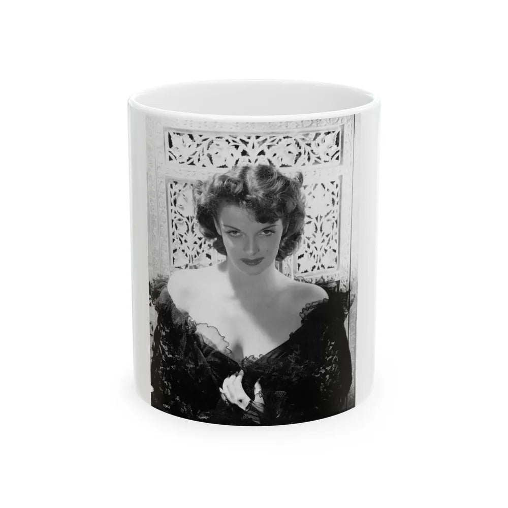 Jane Russell #111 (Vintage Female Icon) White Coffee Mug-11oz-Go Mug Yourself