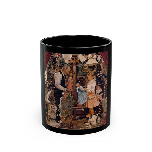 Rockwell1 (5) - Black Coffee Mug-11oz-Go Mug Yourself