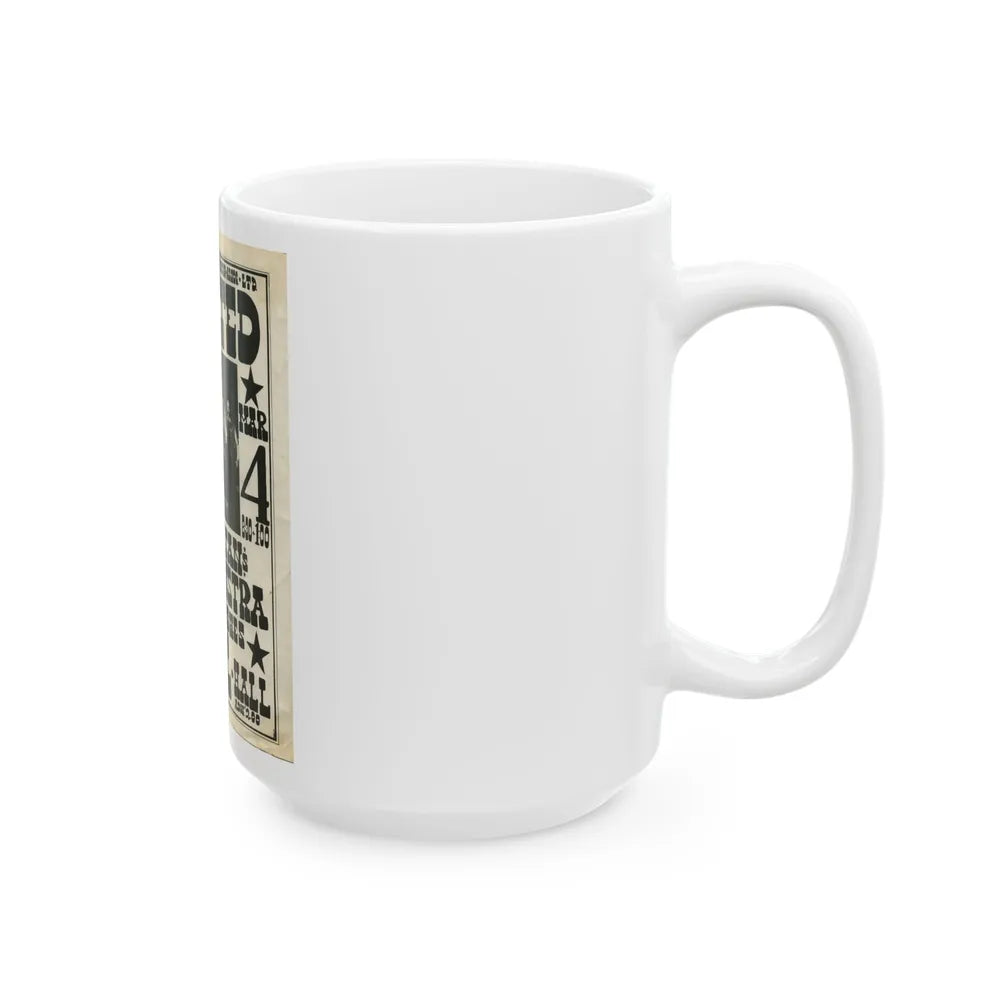 Charlatans - 1966 (Music Poster) White Coffee Mug-Go Mug Yourself