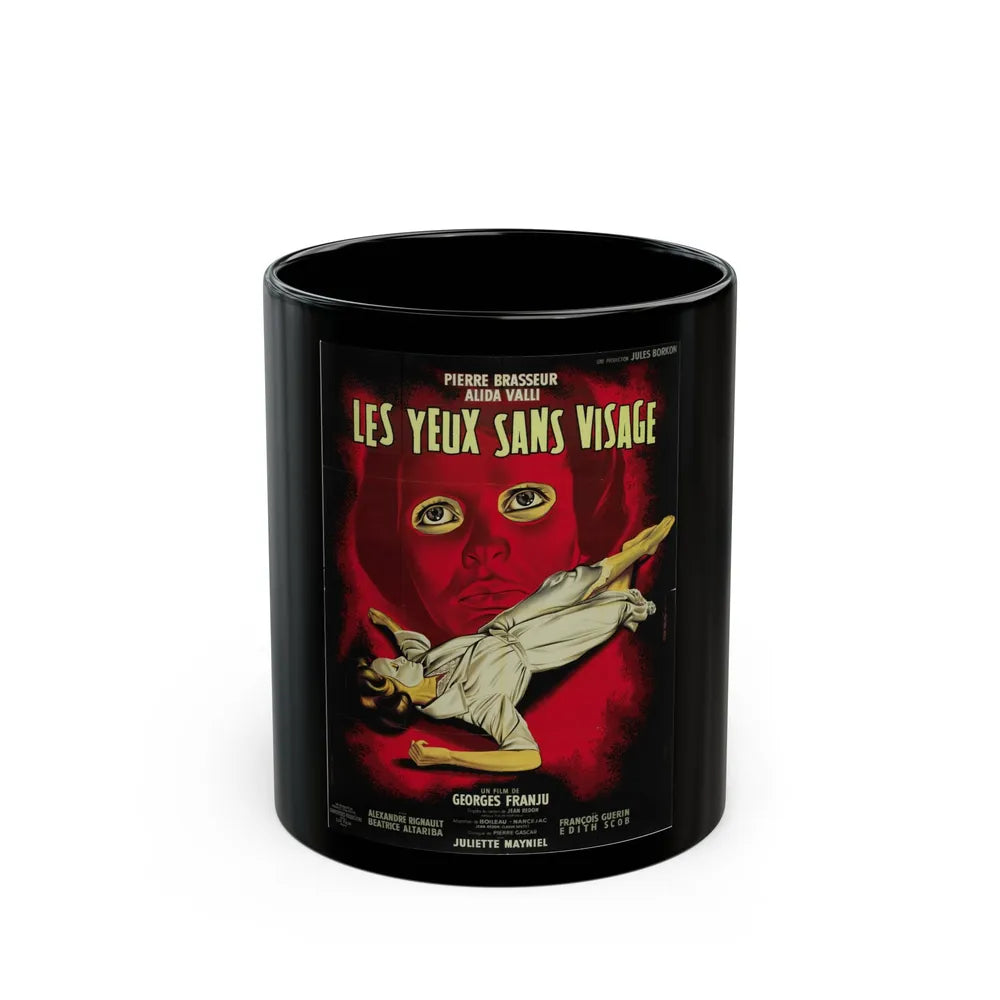 EYES WITHOUT A FACE (2) 1960 Movie Poster - Black Coffee Mug-11oz-Go Mug Yourself