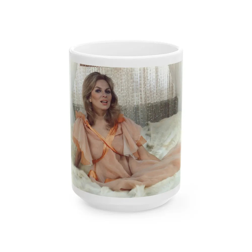 Julie Ege #108 (Vintage Female Icon) White Coffee Mug-15oz-Go Mug Yourself