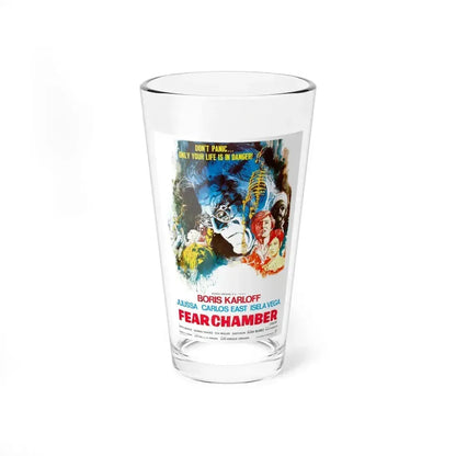 FEAR CHAMBER 1968 Movie Poster - Pint Glass 16oz 16oz - Go Mug Yourself