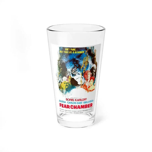 FEAR CHAMBER 1968 Movie Poster - Pint Glass 16oz 16oz - Go Mug Yourself