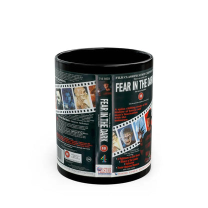 FEAR IN THE DARK (VHS COVER) - Black Coffee Mug-11oz-Go Mug Yourself