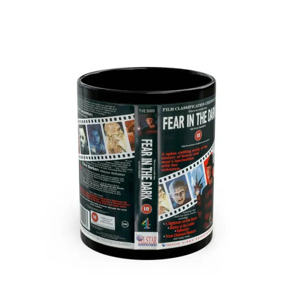 FEAR IN THE DARK (VHS COVER) - Black Coffee Mug 11oz - Go Mug Yourself