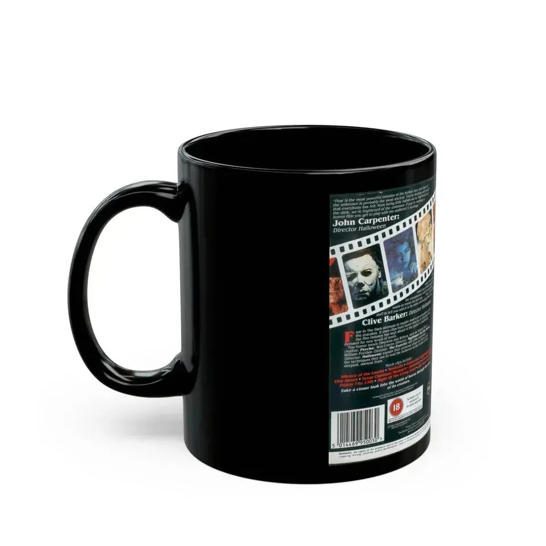 FEAR IN THE DARK (VHS COVER) - Black Coffee Mug - Go Mug Yourself