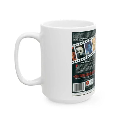 FEAR IN THE DARK (VHS COVER) - White Coffee Mug - Go Mug Yourself