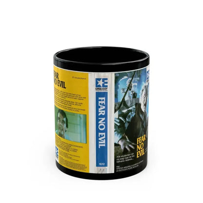 FEAR NO EVIL GERMAN (VHS COVER) - Black Coffee Mug 11oz - Go Mug Yourself