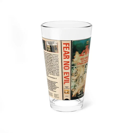 FEAR NO EVIL (VHS COVER) Pint Glass 16oz 16oz - Go Mug Yourself