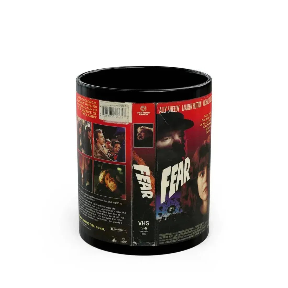 FEAR (VHS COVER) - Black Coffee Mug 11oz - Go Mug Yourself