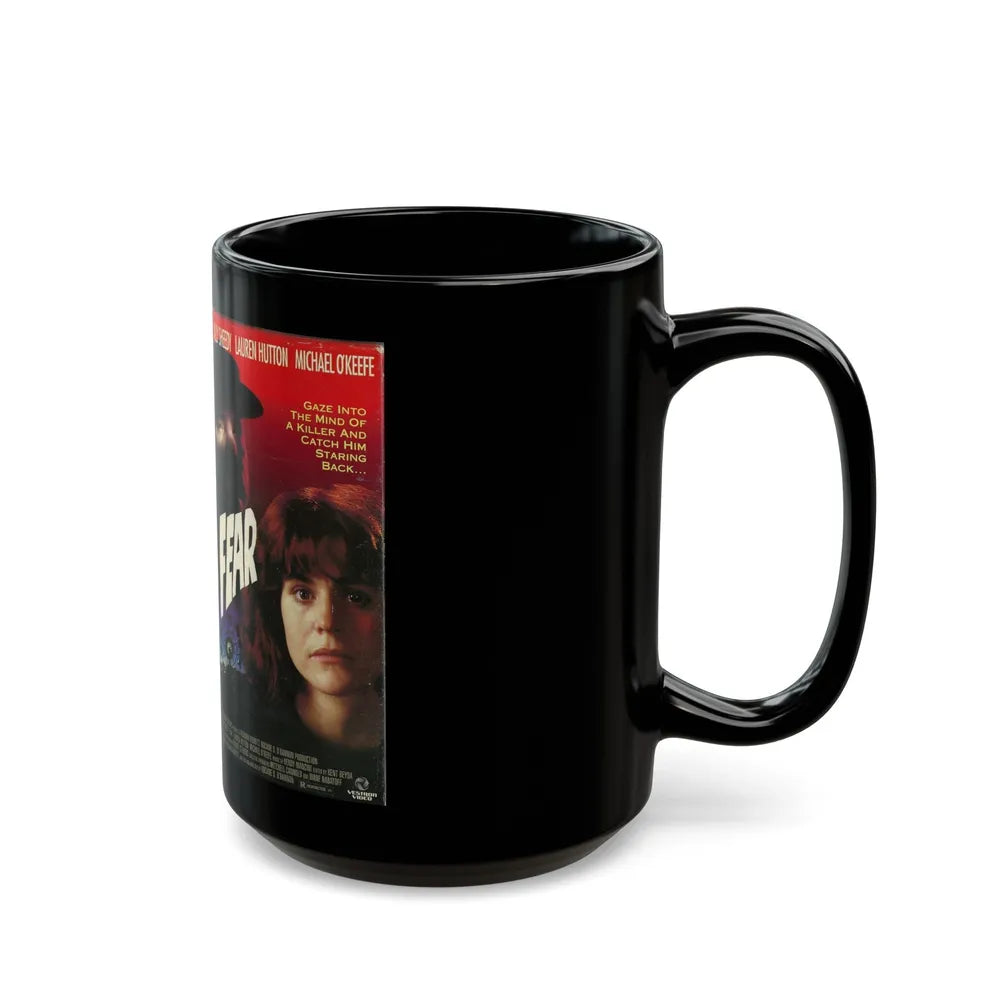 FEAR (VHS COVER) - Black Coffee Mug-Go Mug Yourself