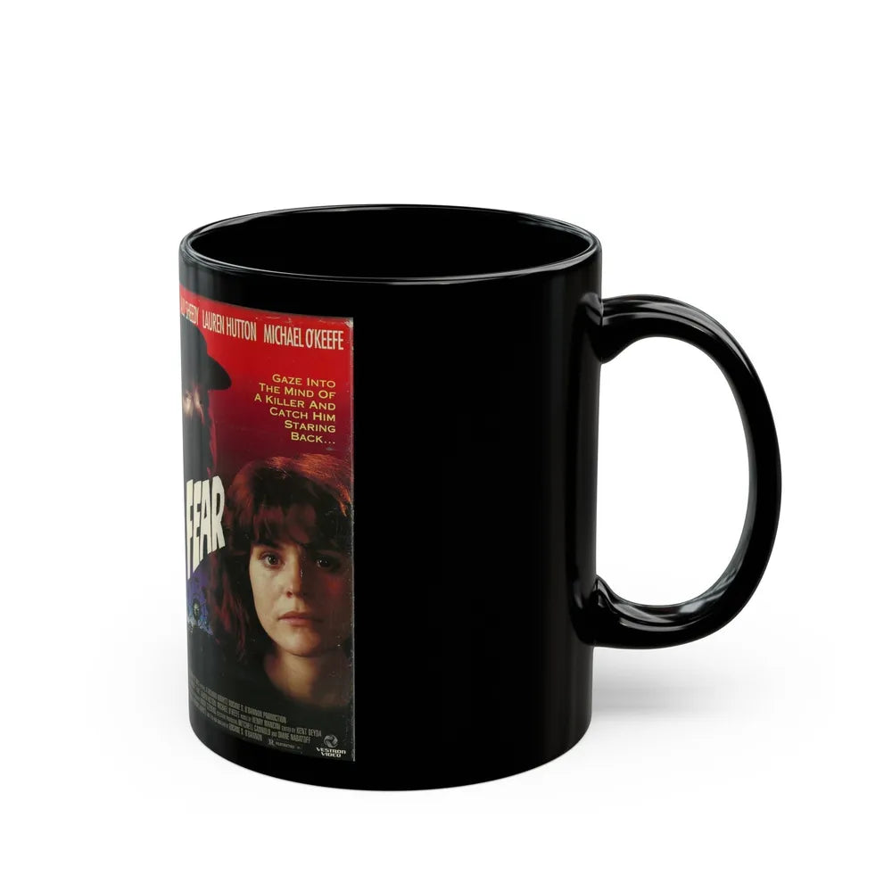 FEAR (VHS COVER) - Black Coffee Mug-Go Mug Yourself