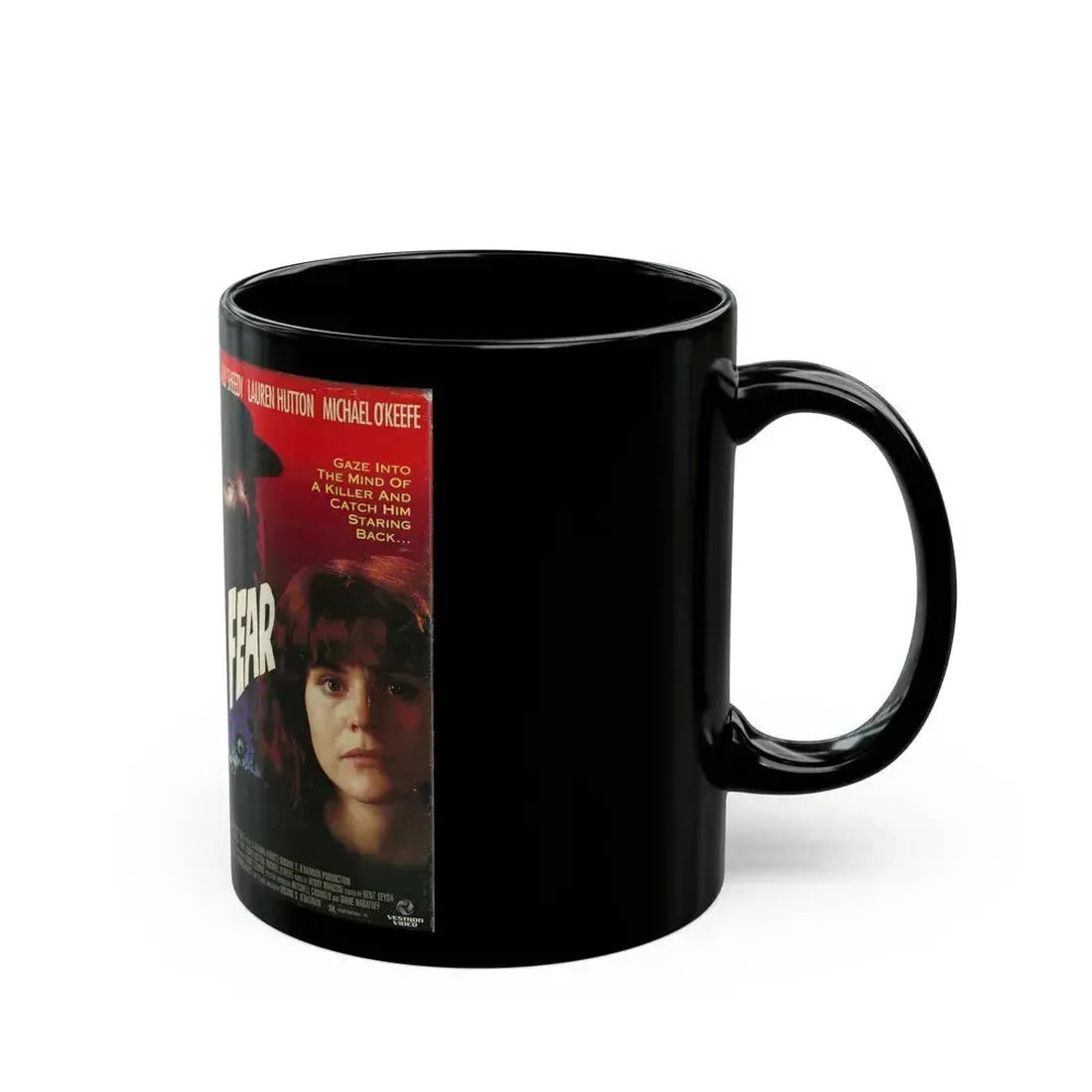 FEAR (VHS COVER) - Black Coffee Mug - Go Mug Yourself
