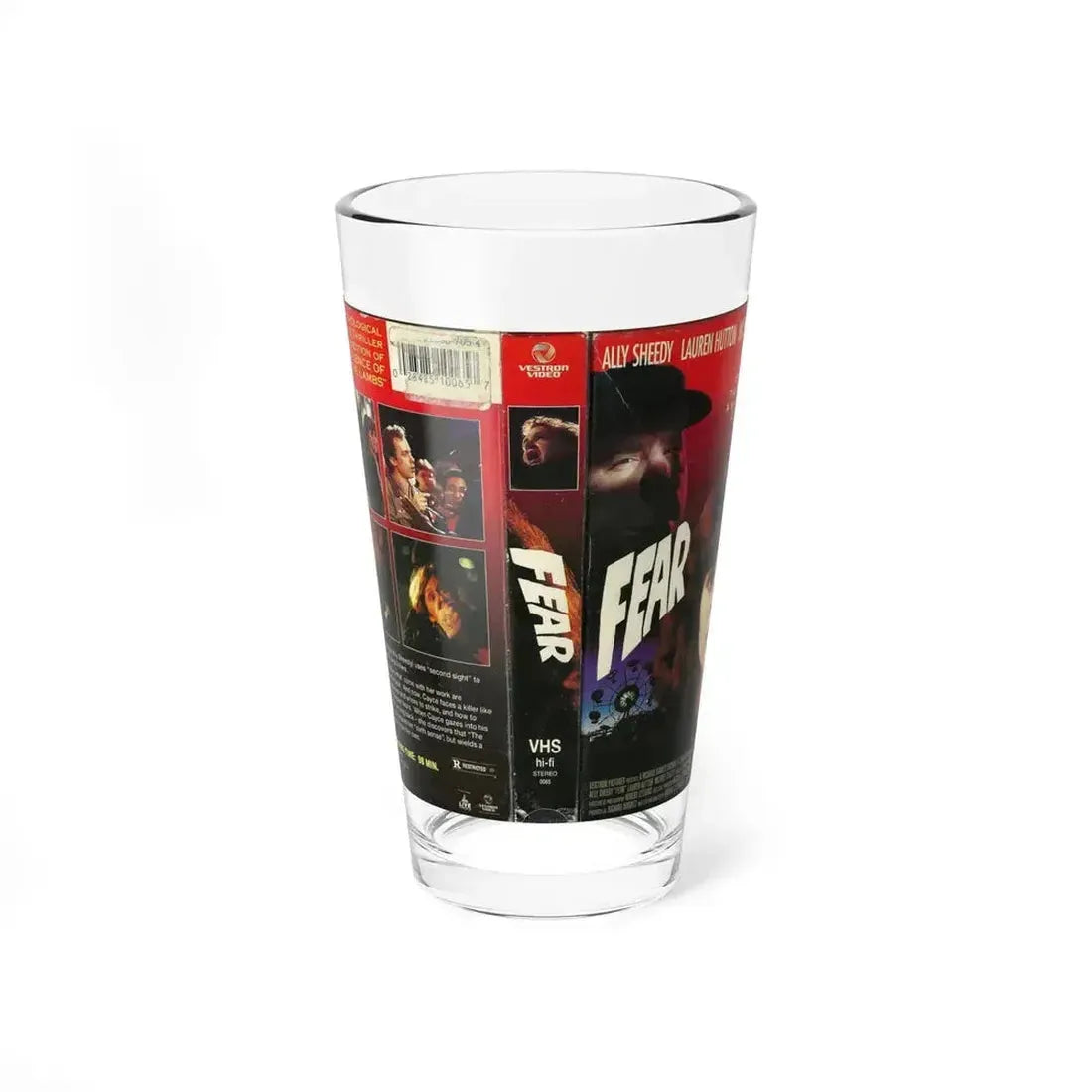 FEAR (VHS COVER) Pint Glass 16oz 16oz - Go Mug Yourself