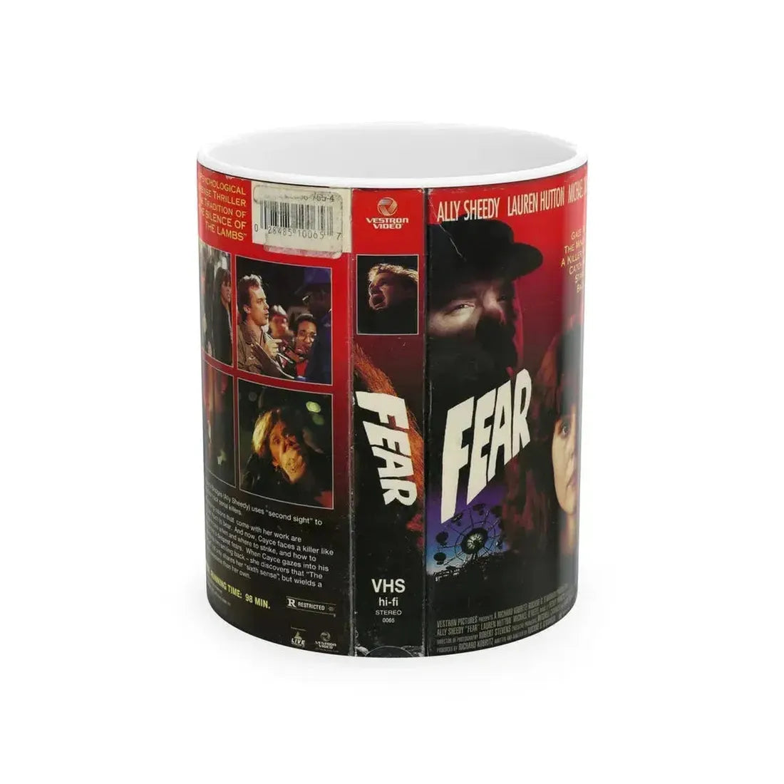 FEAR (VHS COVER) - White Coffee Mug 11oz - Go Mug Yourself