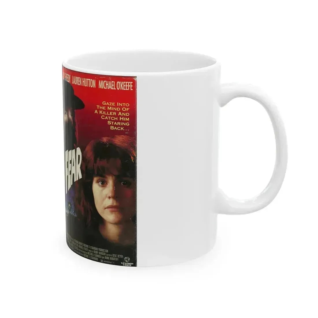 FEAR (VHS COVER) - White Coffee Mug - Go Mug Yourself