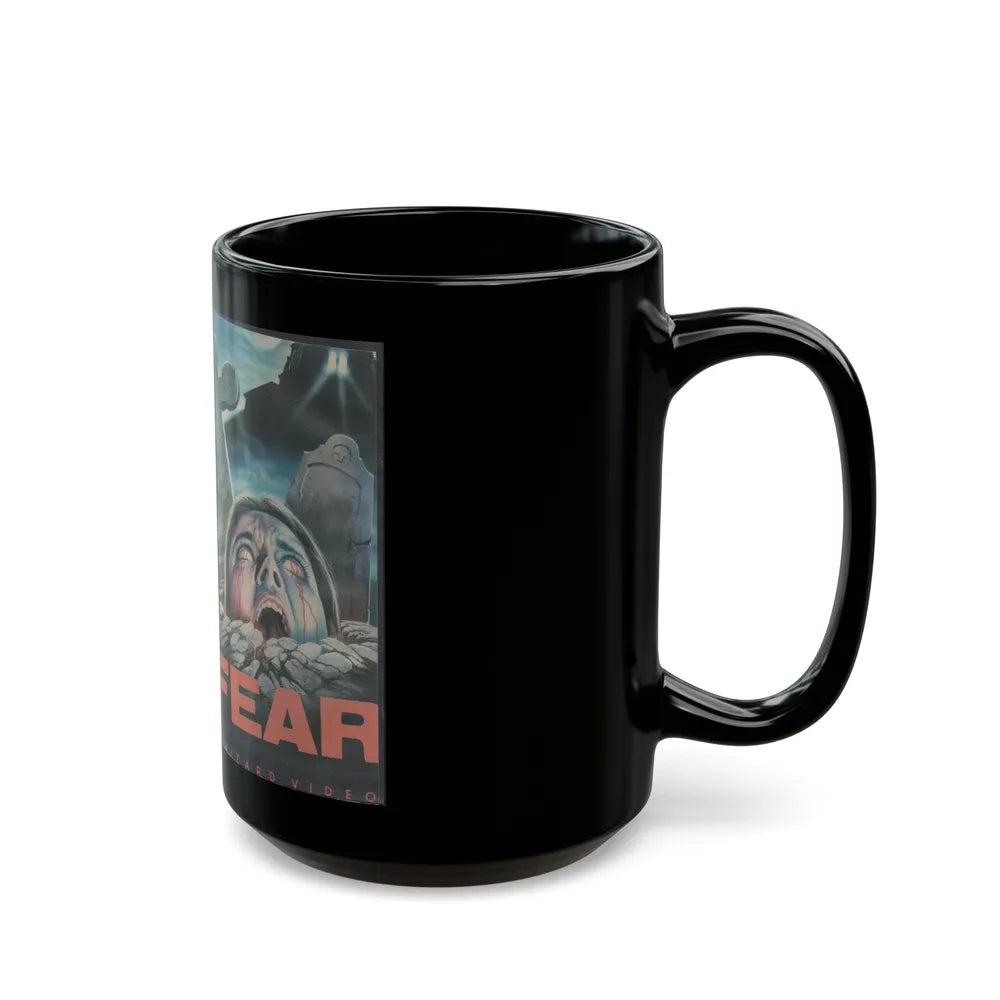 FEAR WIZARD VIDEO (VHS COVER) - Black Coffee Mug-Go Mug Yourself