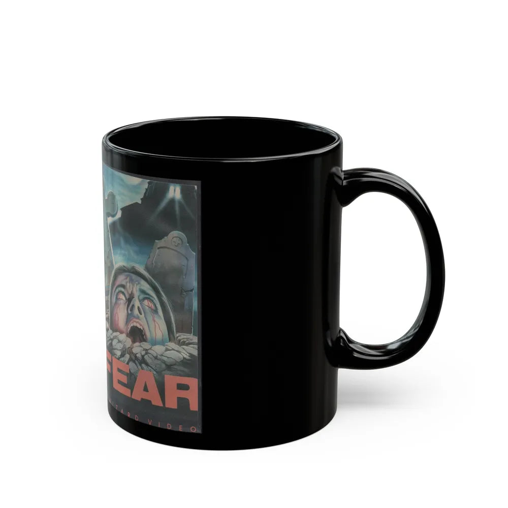 FEAR WIZARD VIDEO (VHS COVER) - Black Coffee Mug-Go Mug Yourself