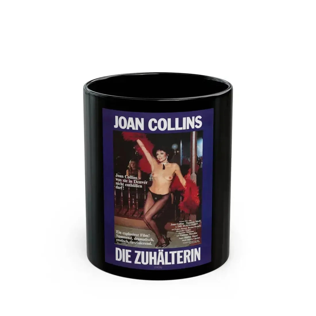 FEARLESS 1978 Movie Poster - Black Coffee Mug 11oz - Go Mug Yourself