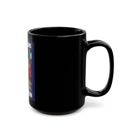 FEARLESS 1978 Movie Poster - Black Coffee Mug-Go Mug Yourself