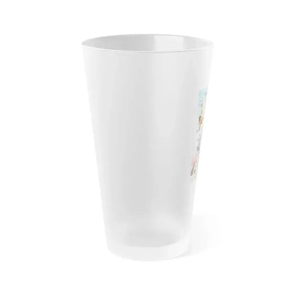 FEARLESS FIGHTERS 1971 Movie Poster - Frosted Pint Glass 16oz - Go Mug Yourself