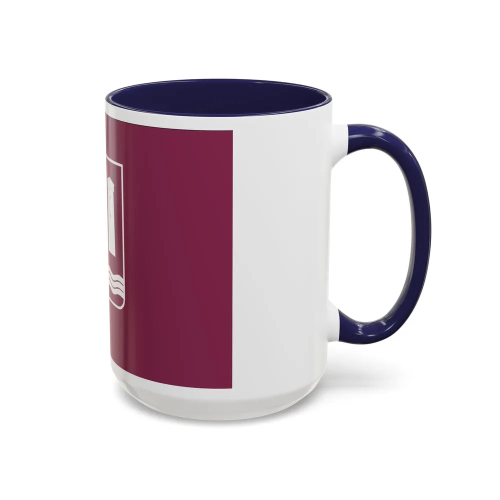 Flag of Ambrolauri Georgia - Accent Coffee Mug-Go Mug Yourself