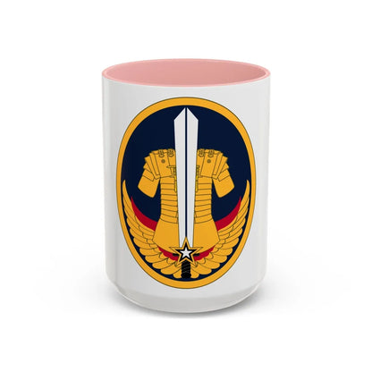 Reserve Careers Division (U.S. Army) Accent Coffee Mug-15oz-Pink-Go Mug Yourself