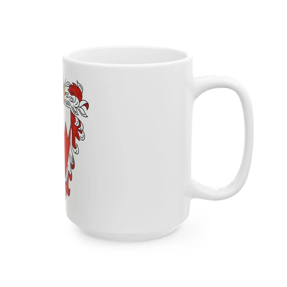 Coat of Arms of The Kingdom of Bahrain - White Coffee Mug-Go Mug Yourself