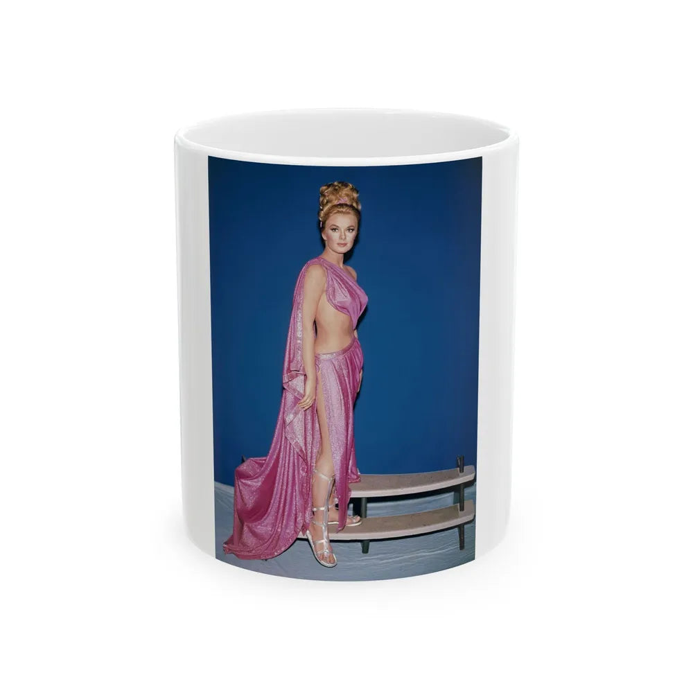 Leslie Parrish #207 (Vintage Female Icon) White Coffee Mug-11oz-Go Mug Yourself